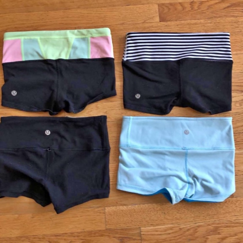 LuluLemon shorts bundle! 5 items - size 2